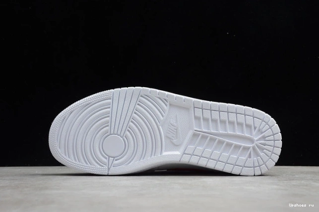 1 Mid BQ6472-106 Red (W) University White Jordan 1129